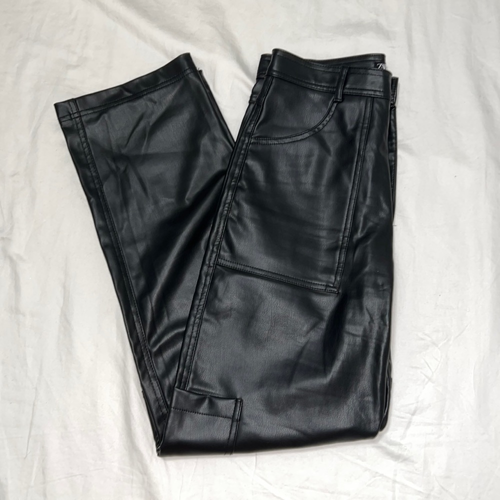 Zara leather pants